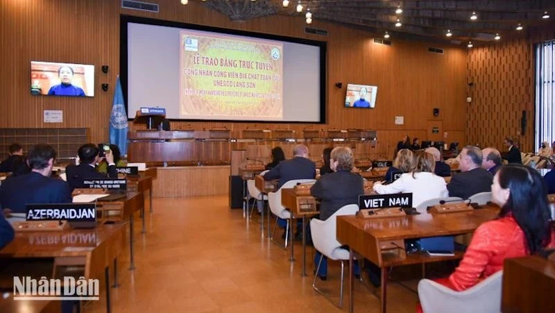 UNESCO một lần nữa ghi danh một địa phương của Việt Nam vào mạng lưới công viên địa chất toàn cầu.