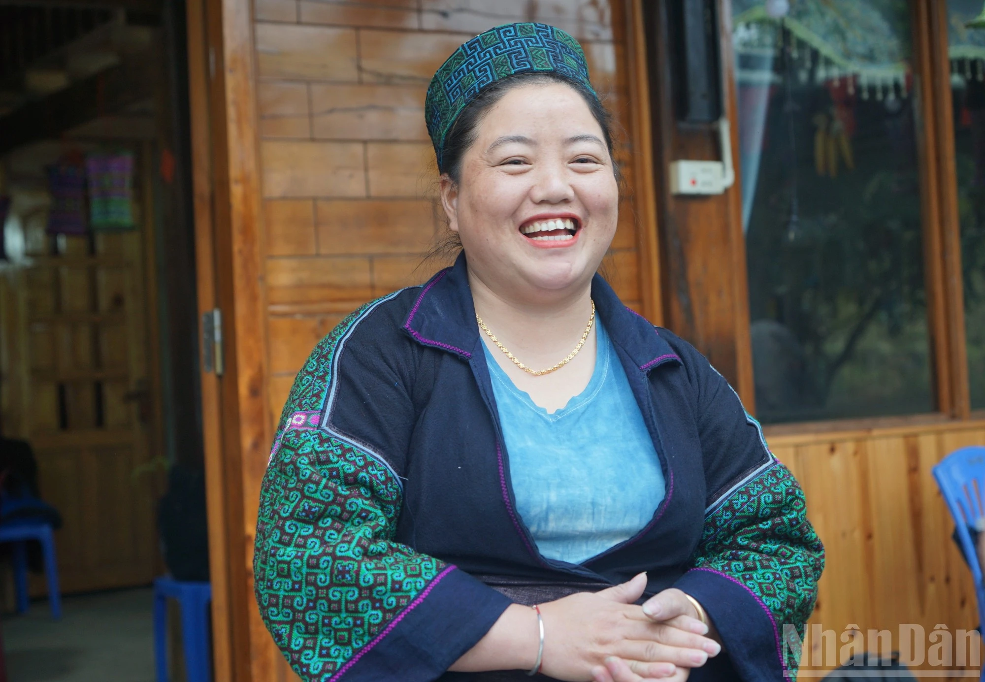 Chị Sùng Thị Lan, Giám đốc Hợp tác xã Mường Hoa.