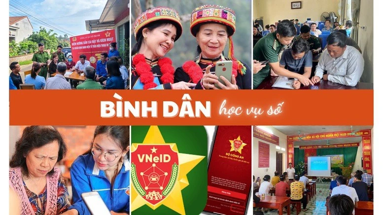 Chiến lược "Bình dân học vụ số" được triển khai trên diện rộng.