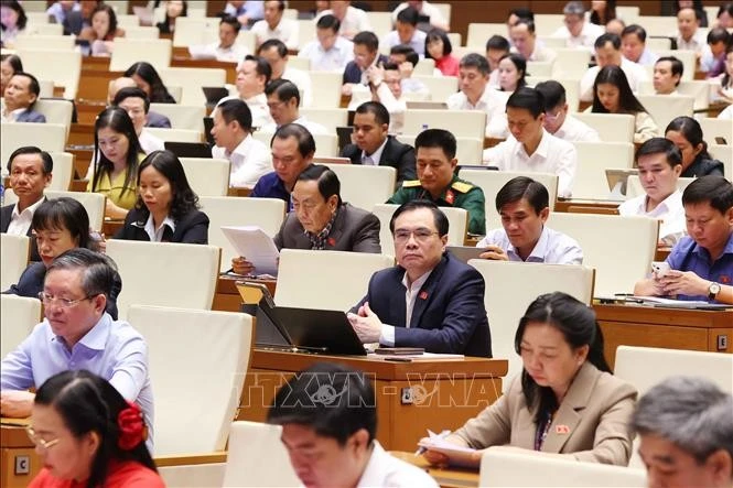 Đại biểu Quốc hội dự Kỳ họp thứ nhất, Quốc hội khóa XVI, ngày 11/4/2026.