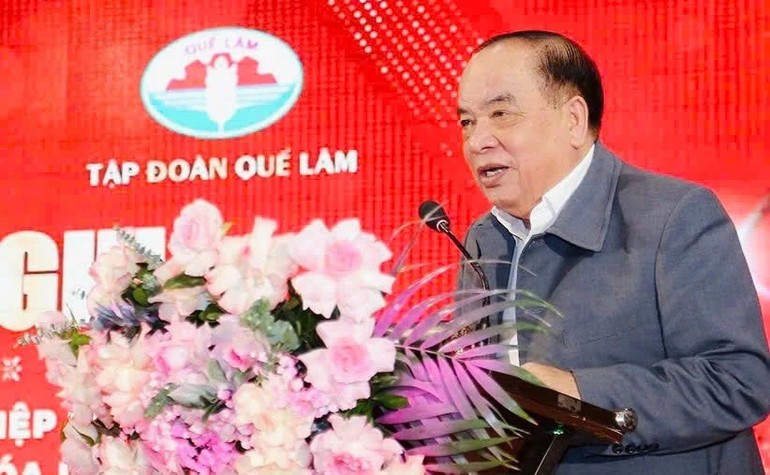 Ông Nguyễn Hồng Lam, Chủ tịch Tập đoàn Quế Lâm.