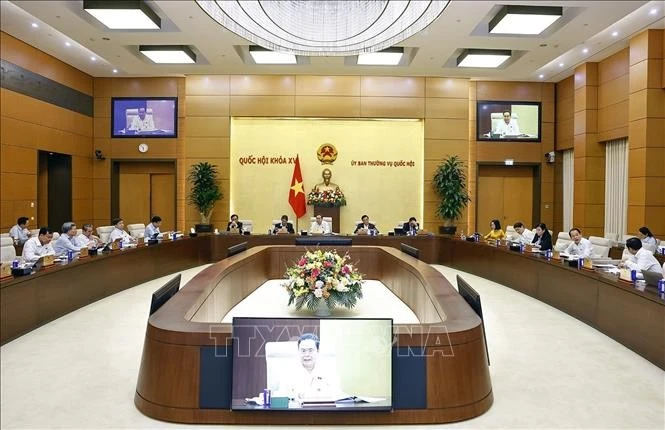 Chủ tịch Quốc hội Trần Thanh Mẫn phát biểu.