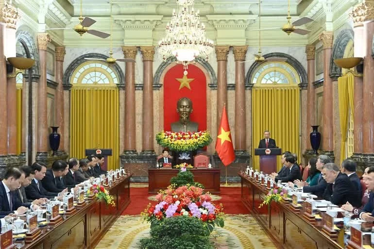 Toàn cảnh buổi lễ.