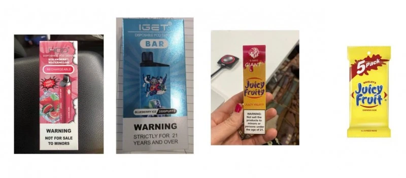 Thiết bị thuốc lá điện tử học sinh sử dụng.