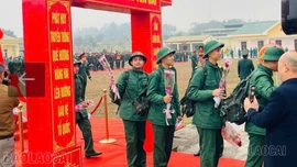 Lào Cai: Lễ giao nhận quân được tổ chức tại 7 điểm