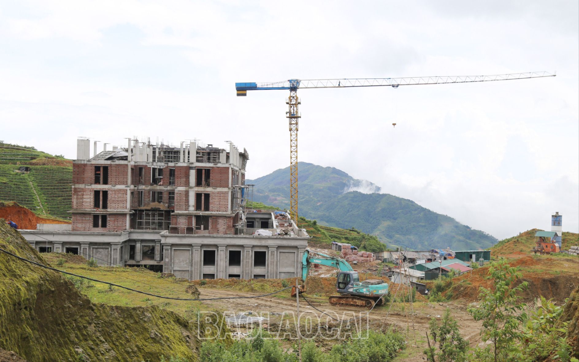 Đẩy nhanh tiến độ thi công các công trình xây dựng góp phần tăng thu ngân sách. TC6.jpg