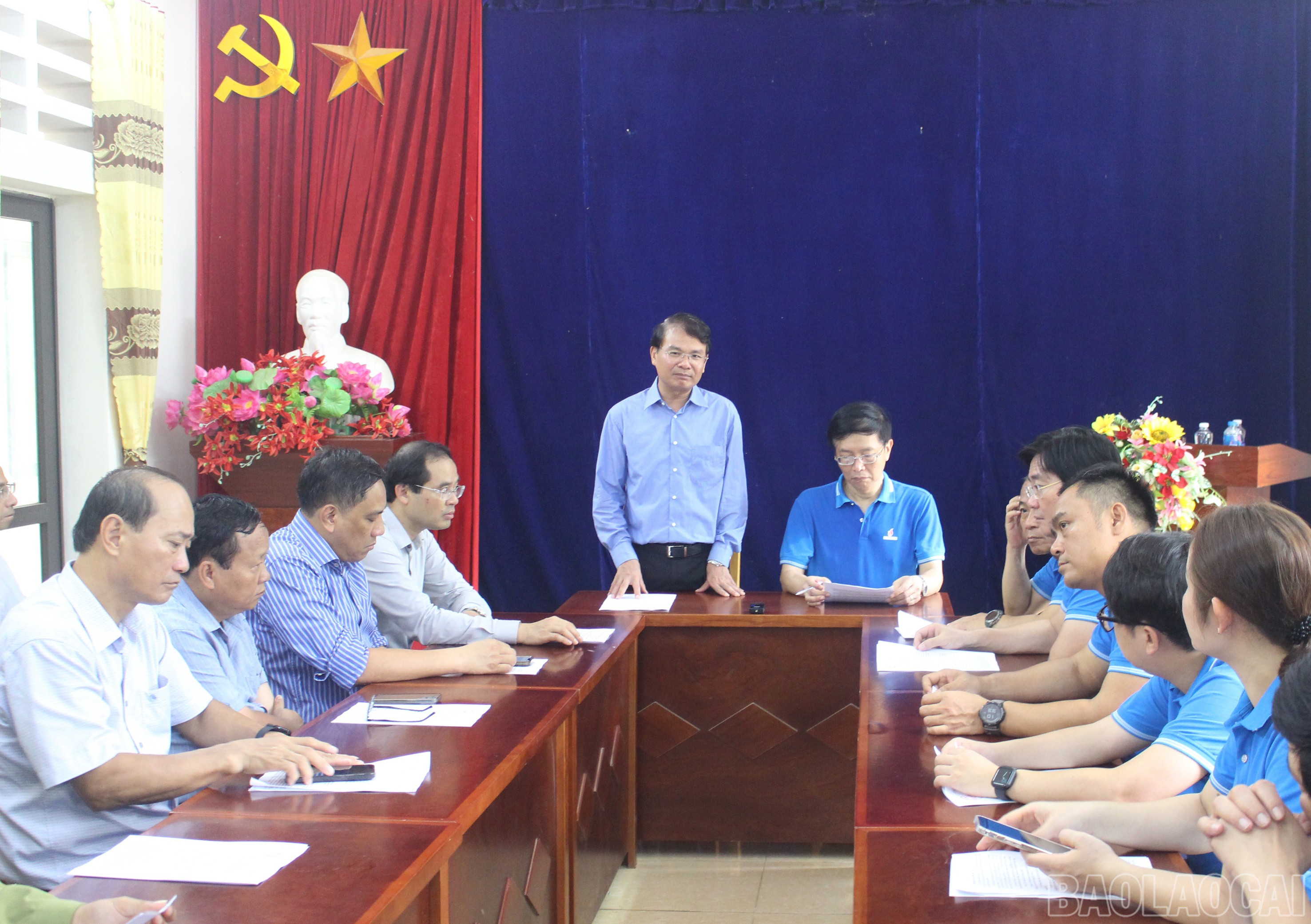 Bí thư Tỉnh ủy Đặng Xuân Phong phát biểu tại buổi làm việc. v 4.jpg