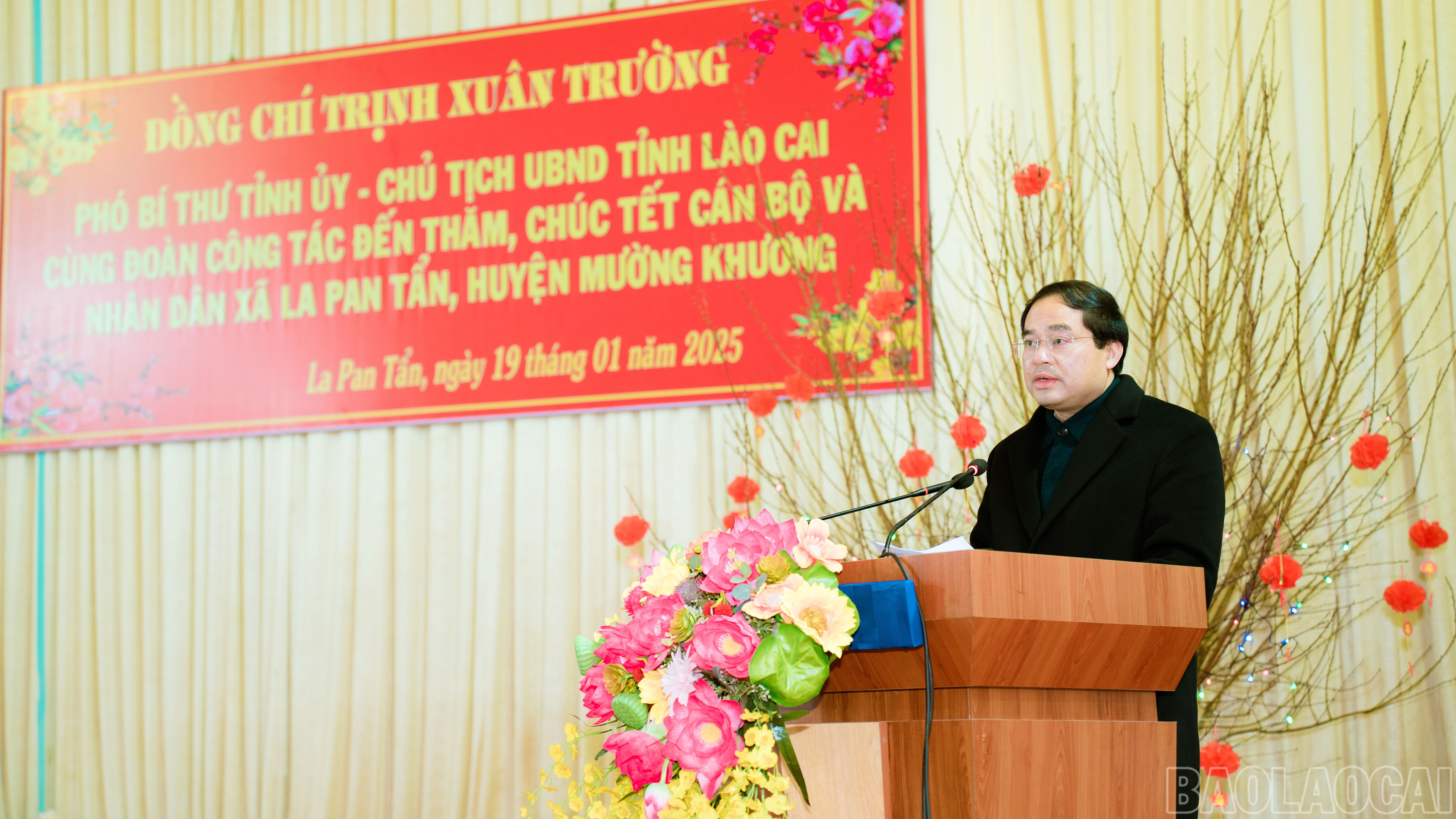 Chủ tịch UBND tỉnh phát biểu tại chương trình. baolaocai-br_mk-2.jpg