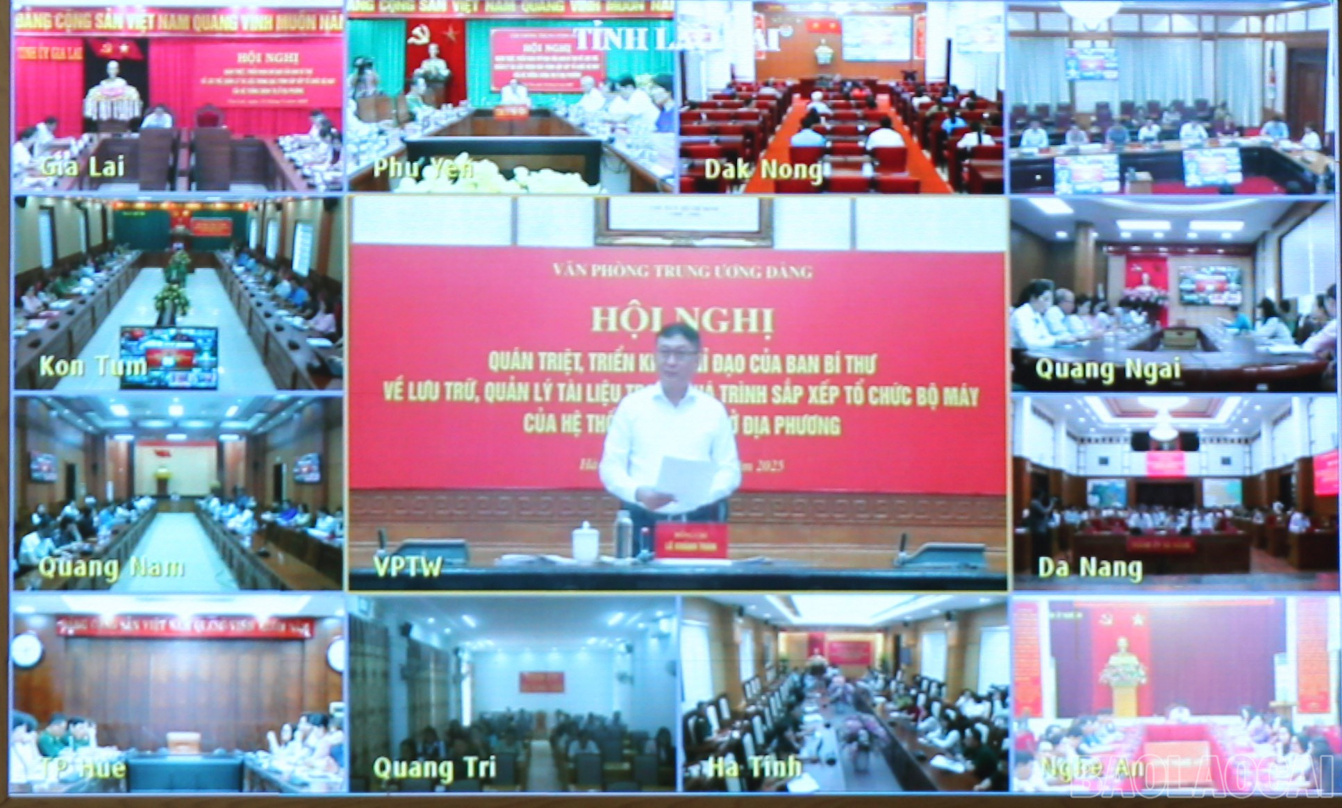 Lãnh đạo Văn phòng Trung ương Đảng quán triệt chỉ đạo của Ban Bí thư Trung ương Đảng về lưu trữ, quản lý tài liệu. baolaocai-br_2-5812.jpg