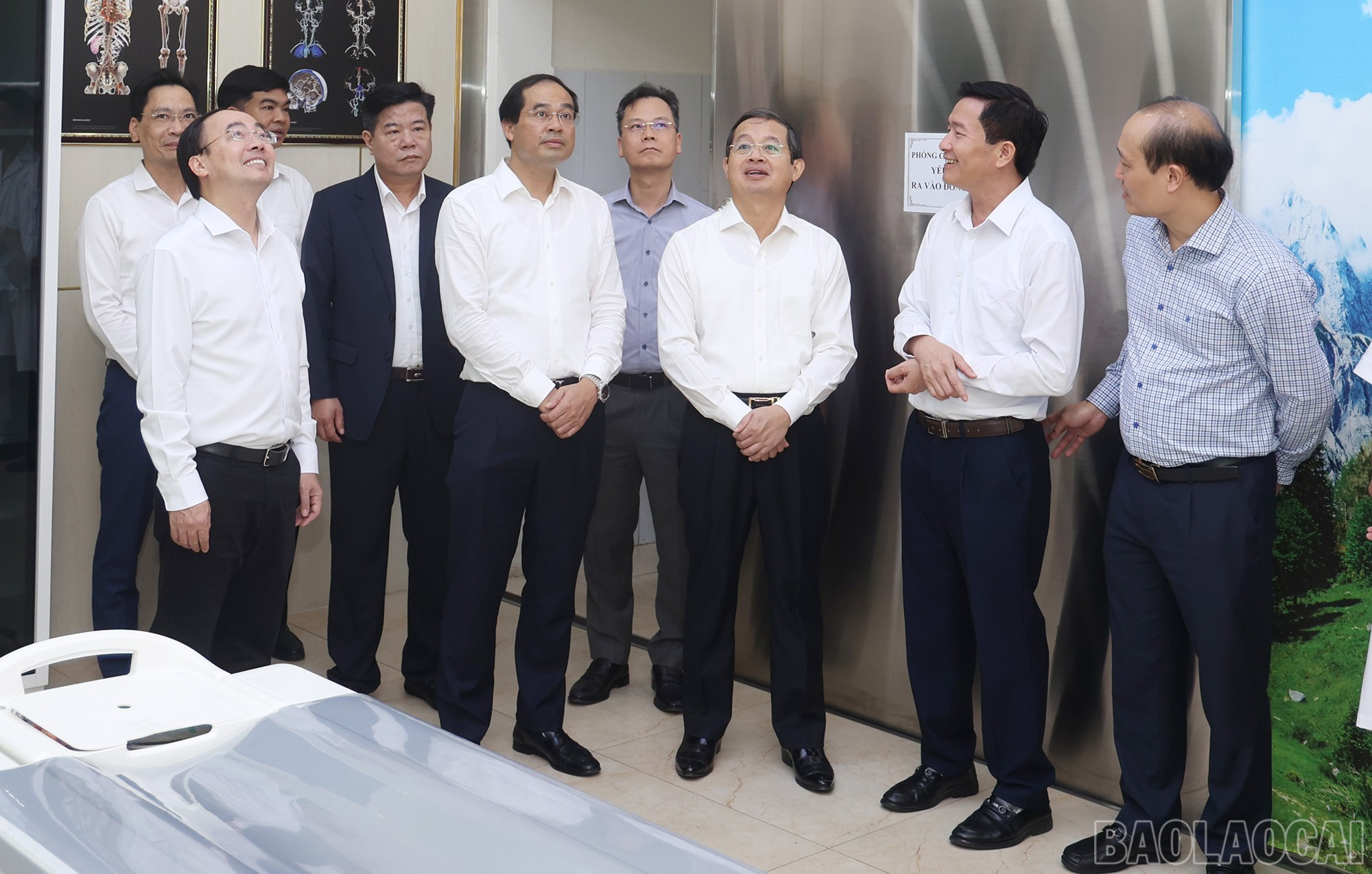 Đoàn công tác tỉnh Thái Nguyên khảo sát tại Bệnh viện Đa khoa khu vực Bảo Thắng và Bệnh viện Đa khoa số 2 tỉnh Lào Cai. baolaocai-br_15.jpg