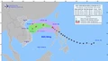 Thời tiết hôm nay (18/11): Bão số 9 (Man-yi) di chuyển theo hướng Tây Bắc