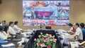 Các điểm cầu trên cả nước kết nối trực tuyến trong hội nghị về cải cách thủ tục hành chính.