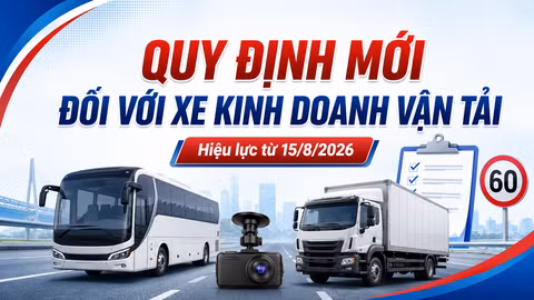 [Infographic] Quy định mới đối với xe kinh doanh vận tải
