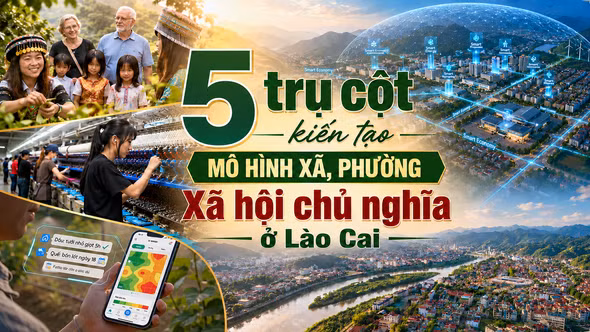 5 trụ cột kiến tạo mô hình xã, phường Xã hội chủ nghĩa ở Lào Cai