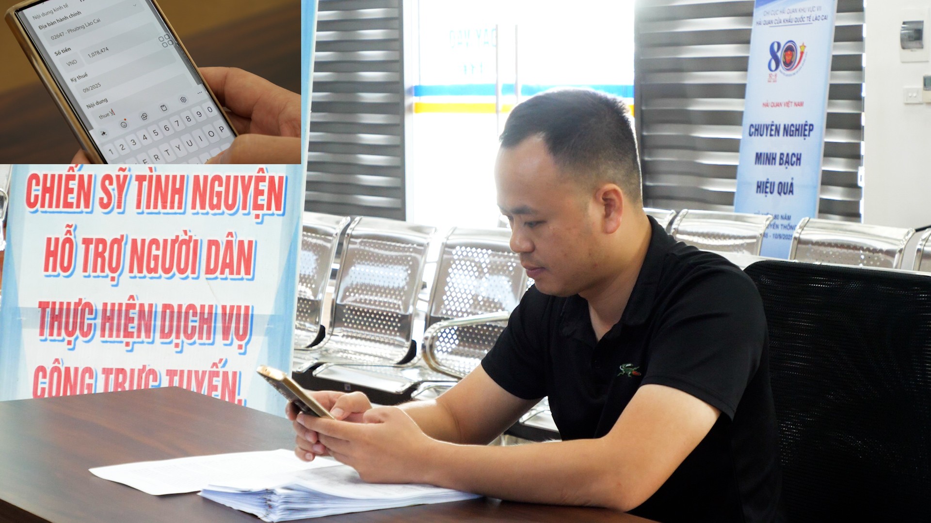 Anh Ngô Tiến Bằng, đại diện Công ty Xuất nhập khẩu Long Hưng. a2.jpg