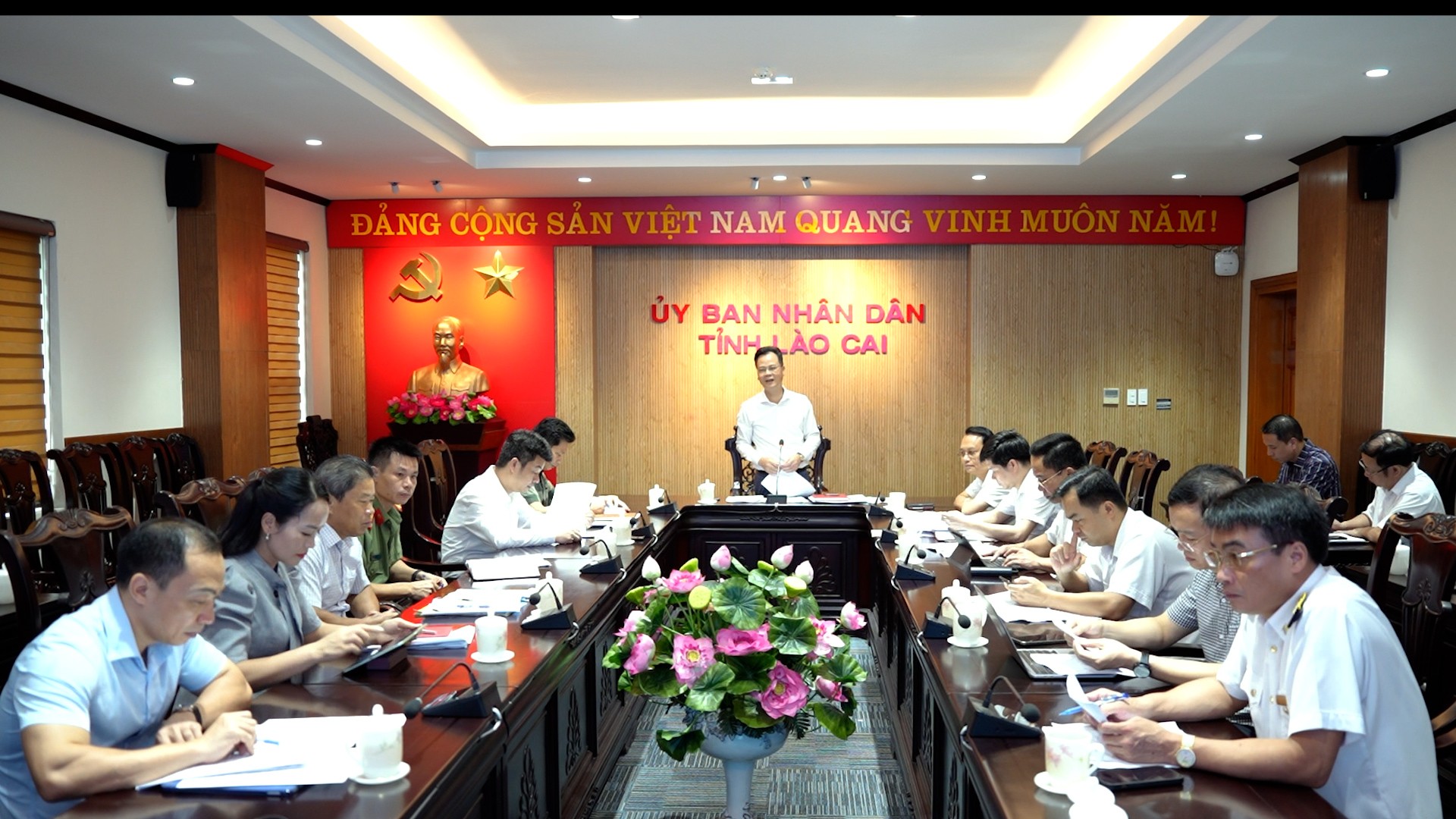 Đồng chí Nguyễn Thành Sinh, Phó Chủ tịch UBND tỉnh kết luận hội nghị. a312.jpg