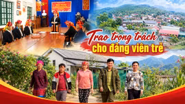 Trao trọng trách cho đảng viên trẻ