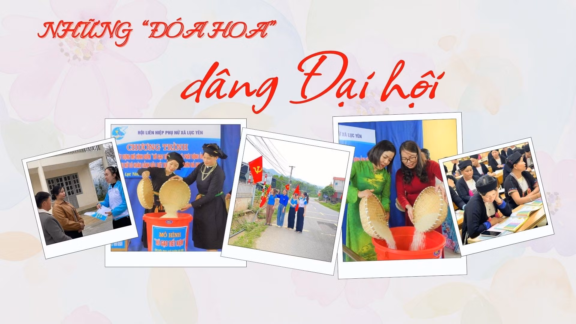 Những “đóa hoa” dâng Đại hội 