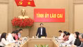 Thường trực Tỉnh ủy Lào Cai nghe báo cáo về việc lựa chọn biểu trưng của tỉnh