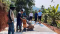 Lương Thịnh đẩy nhanh tiến độ thi công 14 công trình giao thông nông thôn