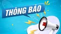 THÔNG BÁO