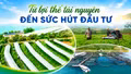 Từ lợi thế tài nguyên đến sức hút đầu tư