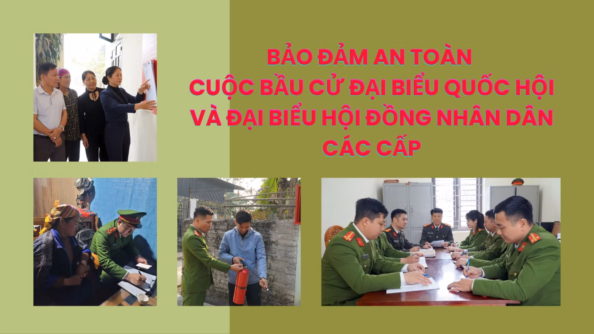 Bảo đảm an toàn cuộc bầu cử đại biểu Quốc hội và đại biểu Hội đồng nhân dân các cấp