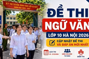 Đề thi, đáp án môn Ngữ văn lớp 10 Hà Nội 2026 mới nhất