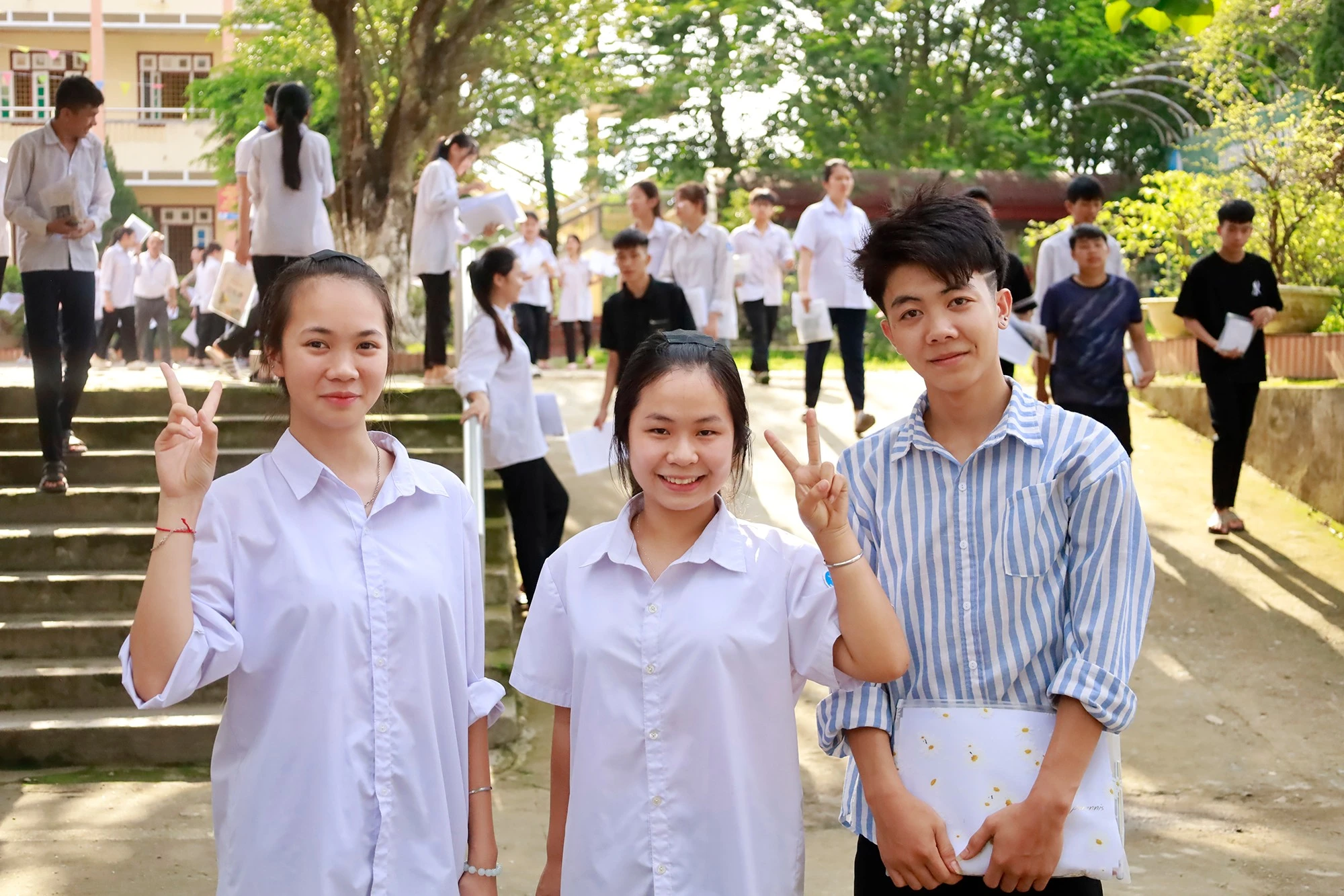 Chuẩn bị tốt tinh thần cho ngày thi thứ 2.