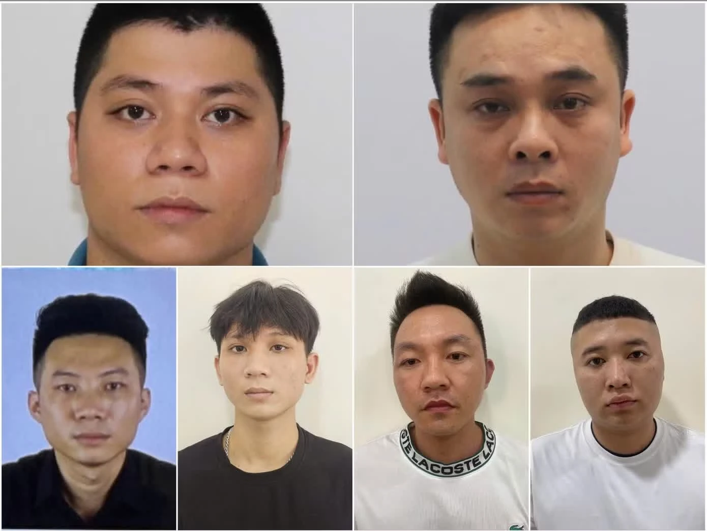 Các đối tượng trong vụ án.