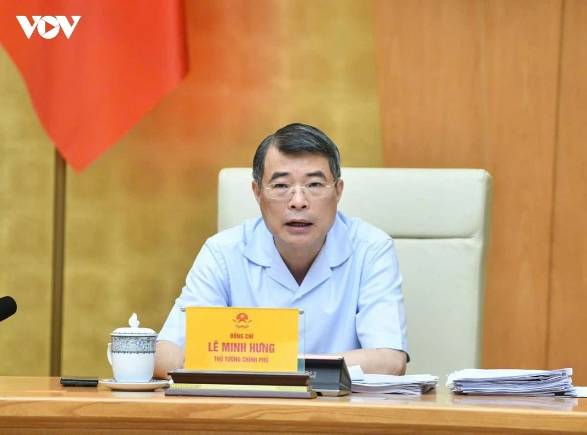 Thủ tướng Chính phủ Lê Minh Hưng phát biểu tại hội nghị
