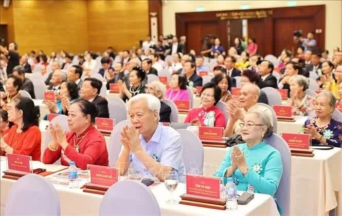 Các đại biểu tham dự Hội nghị biểu dương Người cao tuổi tiêu biểu toàn quốc trong các phong trào thi đua yêu nước giai đoạn 2021 - 2026, sáng 6/6/2026. Ảnh: Minh Đức/TTXVN