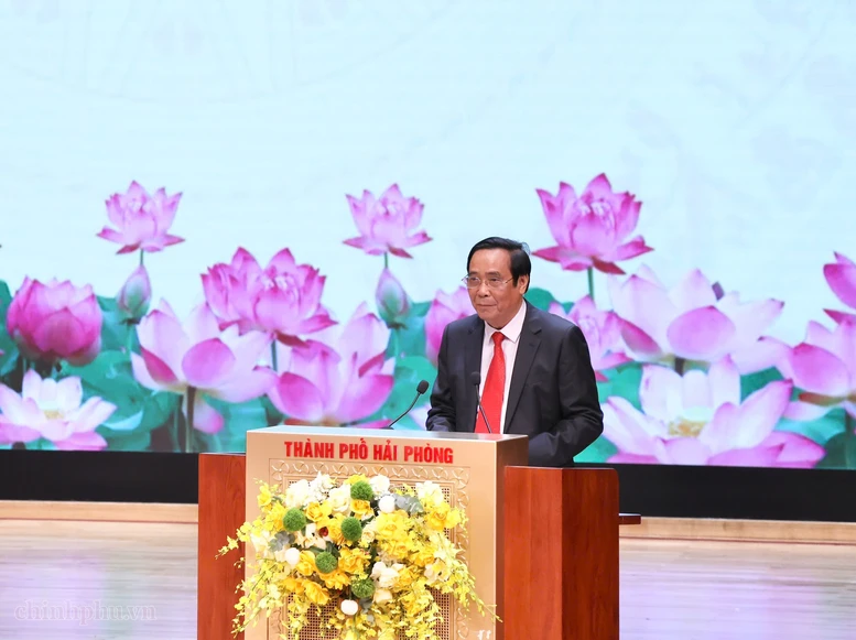 Chủ tịch Hội Người cao tuổi Việt Nam Nguyễn Thanh Bình phát biểu tại Lễ phát động - Ảnh: chinhphu.vn/Thu Giang