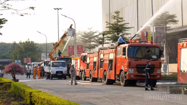 Trên thao trường diễn tập chữa cháy, cứu nạn, cứu hộ cấp tỉnh năm 2026