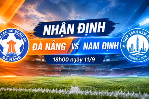 Nhận định Đà Nẵng vs Nam Định 18h00 ngày 11/9: Nhà cựu vô địch áp đảo trên mọi mặt trận