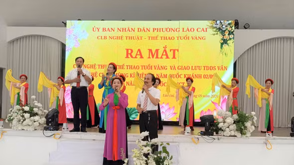 Phường Lào Cai: Ra mắt Câu lạc bộ Nghệ thuật - Thể thao Tuổi vàng 