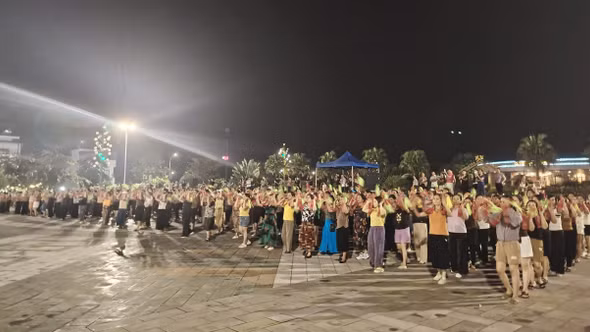 Phường Trung Tâm sẵn sàng tham gia màn đại Xòe 