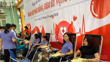 Hơn 400 người tình nguyện hiến máu đợt 2 năm 2026