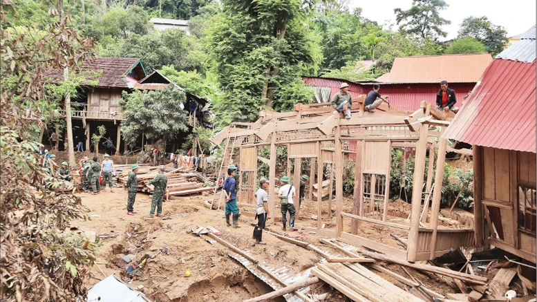 Phát động, triển khai "Chiến dịch Quang Trung" thần tốc xây dựng lại, sửa chữa nhà ở cho các gia đình có nhà bị thiệt hại do các đợt thiên tai vừa qua tại các tỉnh miền Trung - Ảnh minh họa