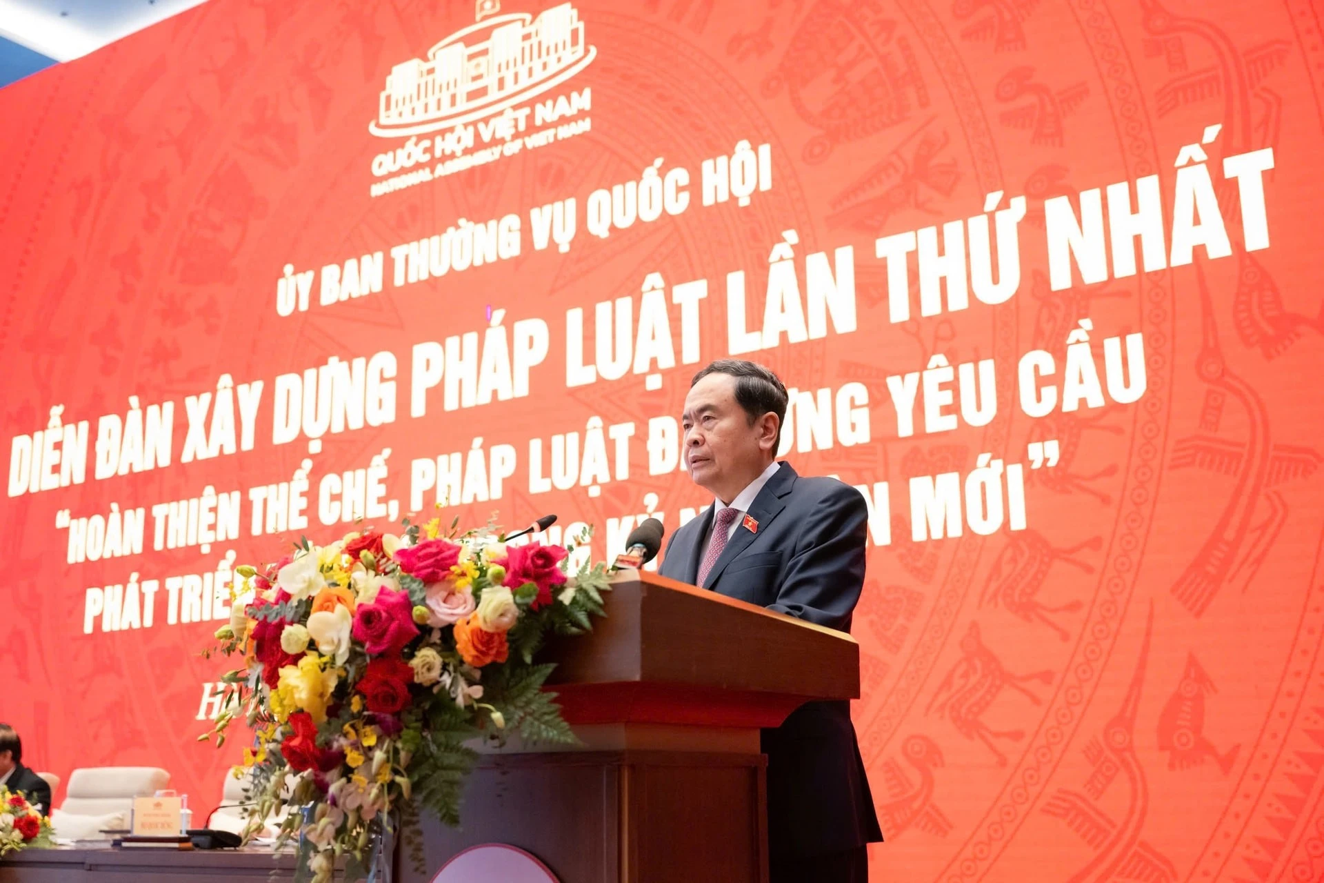Chủ tịch Quốc hội Trần Thanh Mẫn phát biểu khai mạc Diễn đàn.