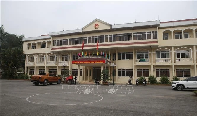 Trụ sở UBND huyện Thông Nông (cũ) được giao cho Thị trấn Thông Nông (tỉnh Cao Bằng) sử dụng. Ảnh minh họa