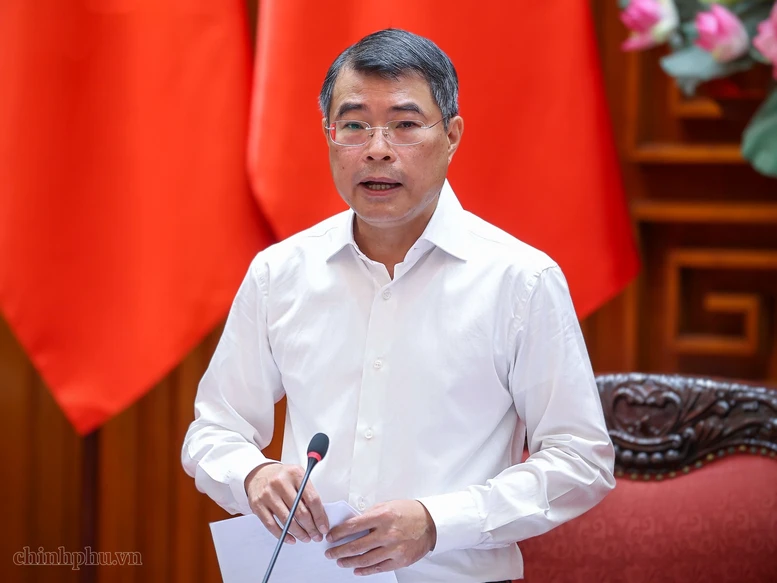 Thủ tướng Chính phủ Lê Minh Hưng phát biểu chỉ đạo tại phiên họp - Ảnh: VGP/Nhật Bắc