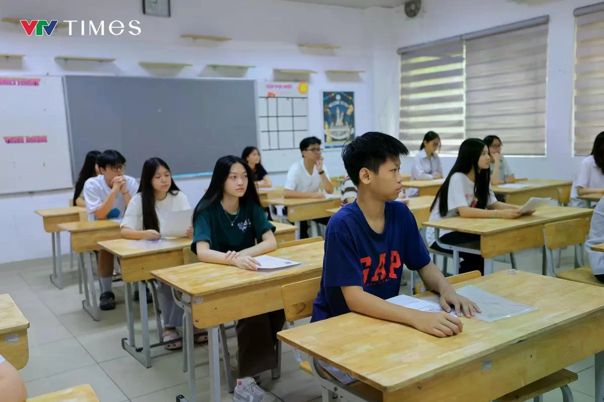 Thí sinh thi vào lớp 10 THPT tại Hà Nội. Ảnh minh họa.