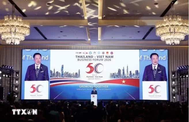 Thủ tướng Thái Lan phát biểu tại diễn đàn.