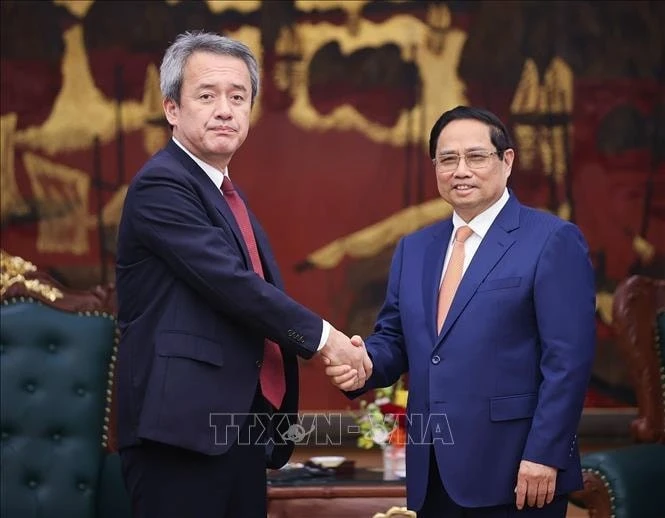 Thủ tướng Phạm Minh Chính tiếp ông Masayuki Omoto, Tổng Giám đốc Tập đoàn Marubeni (Nhật Bản).