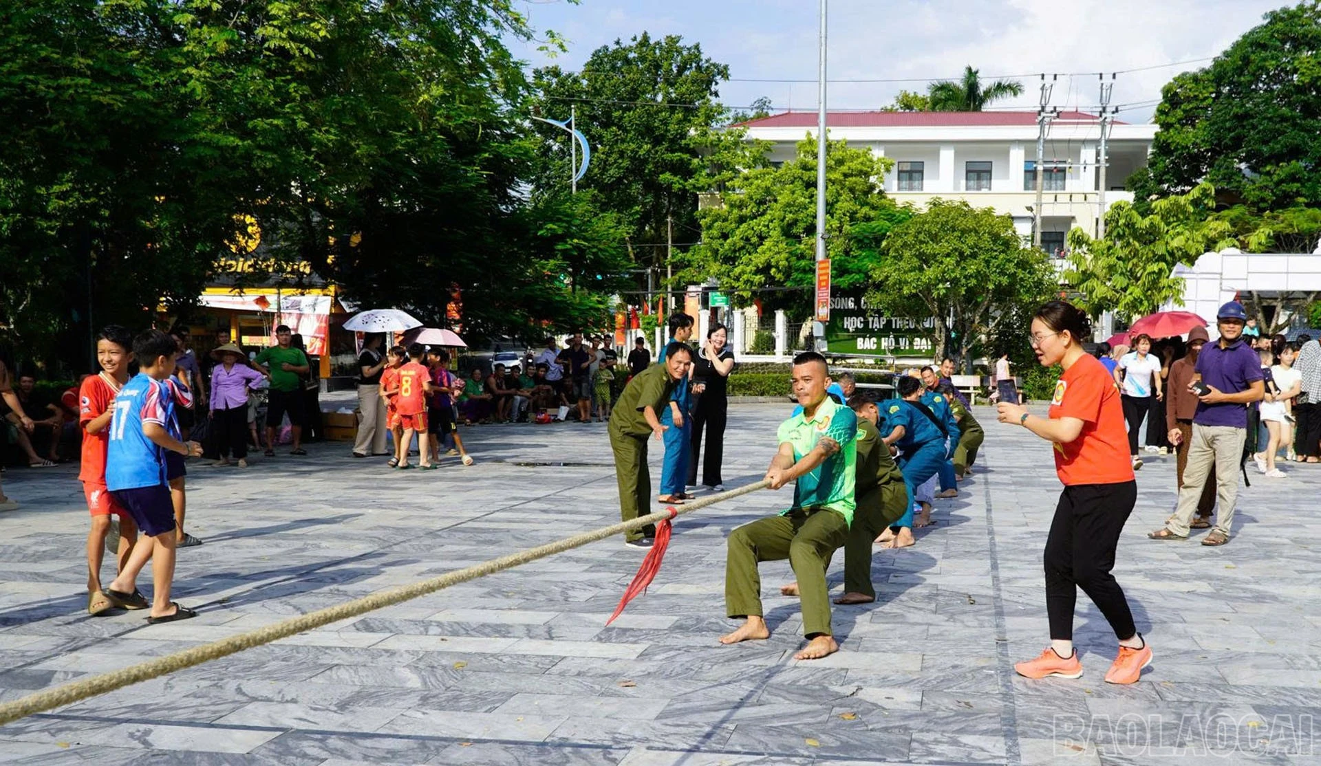 Một số môn thi trong hội thi.