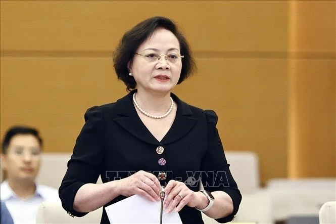 Bộ trưởng Bộ Nội vụ Phạm Thị Thanh Trà. Ảnh tư liệu