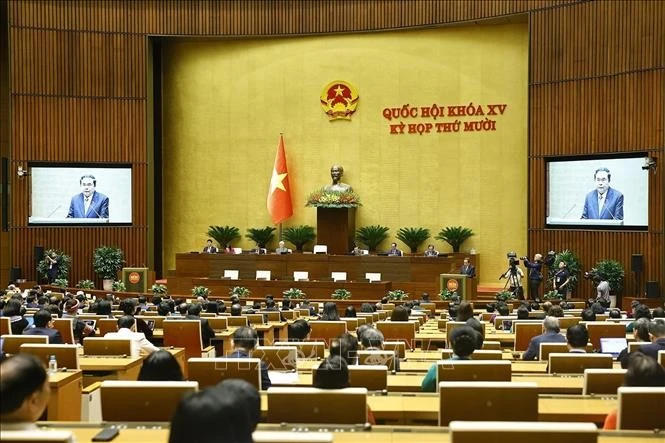 Chủ tịch Quốc hội Trần Thanh Mẫn phát biểu bế mạc Kỳ họp.