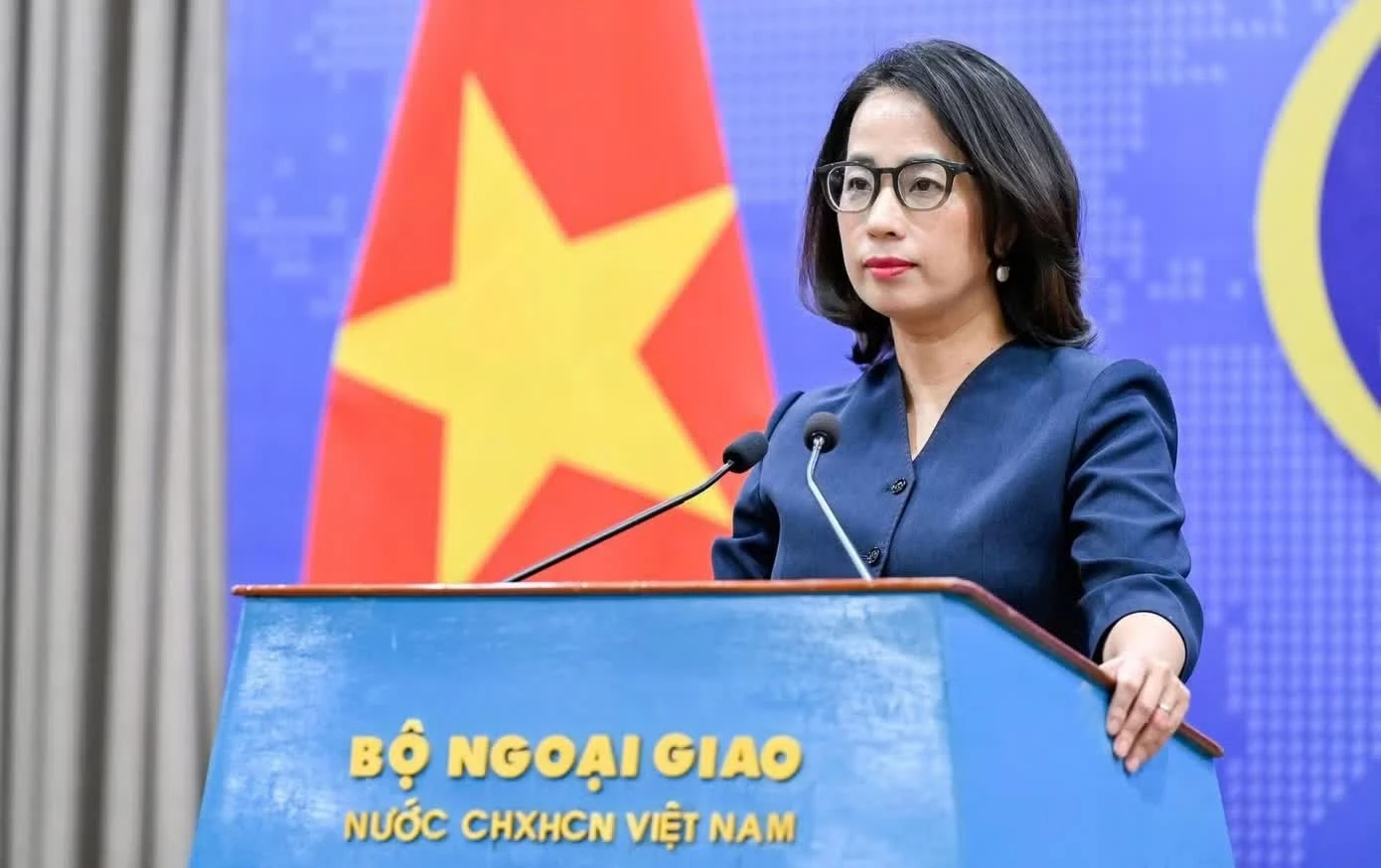 Người phát ngôn Bộ Ngoại giao Phạm Thu Hằng. (Ảnh: Mofa)
