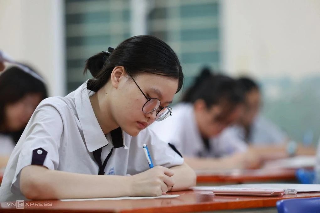 Học sinh thi tốt nghiệp tại TP HCM, tháng 6/2026. Ảnh: Quỳnh Trần